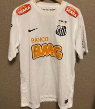 2011/13 Santos White Retro Soccer Jersey