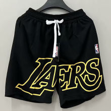 2023/24 Lakers Black NBA Cotton Pants