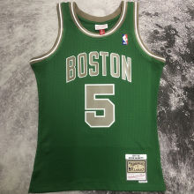 2003/04 Celtics GARNNETT #5 Retro Green NBA Jerseys热压