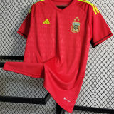 2022/23 Argentina Red Goalkeeper Fans Jersey (3 Stars 3星)