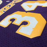 1996/97 Lakers O'NEAL #34 Retro Purple NBA Jerseys热压