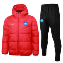 2024 Napoli Red Cotton Jacket （A Set）