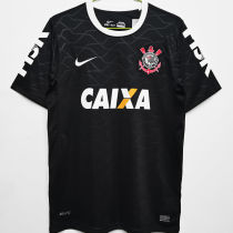 2008 Corinthians Away Black Retro Soccer Jersey