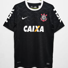 2008 Corinthians Away Black Retro Soccer Jersey