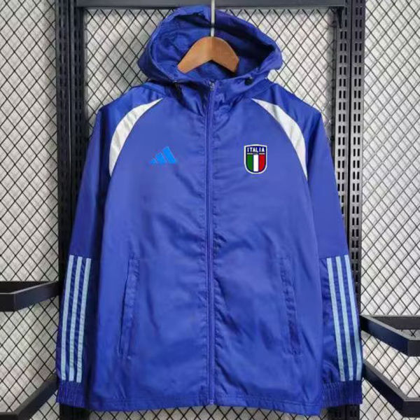 2023/24 Italy Blue Windbreaker