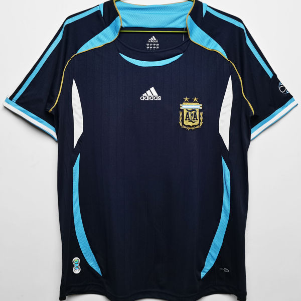 2006 Argentina Away Retro Soccer Jersey