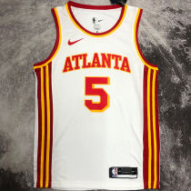 2023 Hawks MURRAY #5 White NBA Jerseys