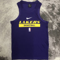 2023/24 Lakers Purple Training Tank Top NBA Jerseys