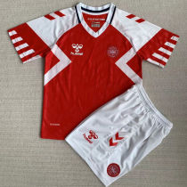 2023/24 Denmark Home Red Kids Jersey