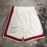 2023 Nets White Retro NBA Pants