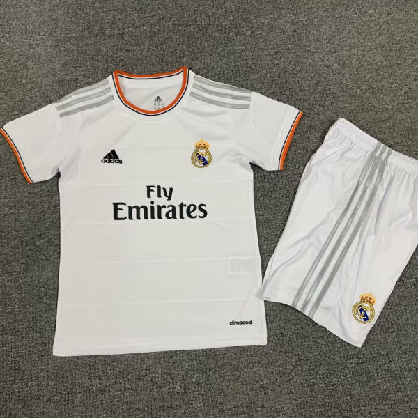 2013/14 RM Home Retro Kids Soccer Jersey