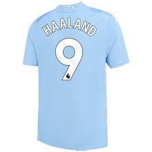 HAALAND #9 Man City 1:1 Home Blue Fans Jersey 2023/24 (League Font)