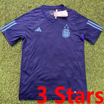2023 Argentina Purple 3 Start Training Jersey 3星