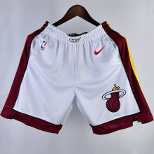 2023/24 Miami Heat White NBA Pants