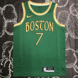 Celtics BROWN #7 Green City Edition NBA Jerseys