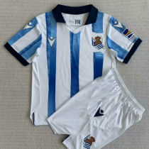 2023/24 Real Sociedad Home Kids Soccer Jersey