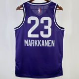 2023/24 Jazz MARKKANEN #23 Purple City Edition NBA Jerseys