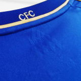 2012/13 CFC Home Blue Long Sleeve Retro Soccer Jersey