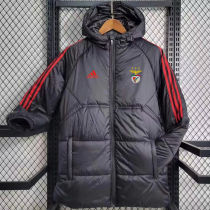 2023/24 Benfica Black Cotton Jacket 红三边