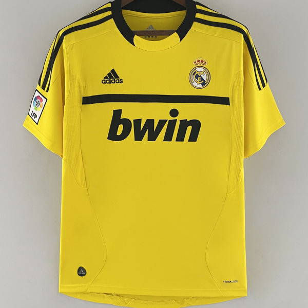 2011/12 RM Goalkeeper Yellow Retro Soccer Jersey