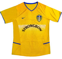 2002/03 Leeds United Third Yellow Retro Soccer Jersey