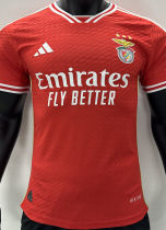 2023/24 Benfica Home Red Player Version Soccer Jersey