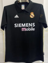 2002-2003 RM Away Black Edición Centenaria Retro Jersey