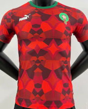 2023/24 Morocco Home Red Player Version Jersey