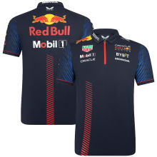 2023/24 Red Bull Racing Black F1 Team POLO T-Shirt (有领 拉链)