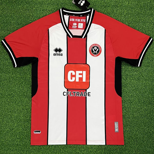 2023/24 Sheffield United Home Fans Soccer Jersey 谢菲尔德联