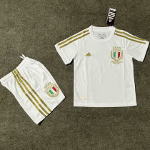 2023 Italy 125th Anniversary White Kids Soccer Jersey