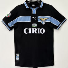 1998/99 Lazio Away Black Retro Soccer Jersey