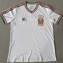 1985 Mexico White Retro Style Jersey
