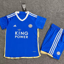 2023/24 Leicester City Home Blue Kids Soccer Jersey