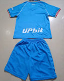 2023/24 Napoli Home Blue Kids Soccer Jersey 带胸前金章