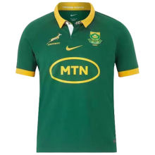 2023/24 South Africa Home Green Rugby Jersey 南非 胸前有广告