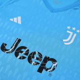 2023/24 JUV Goalkeeper Blue Long Sleeve Soccer Jersey