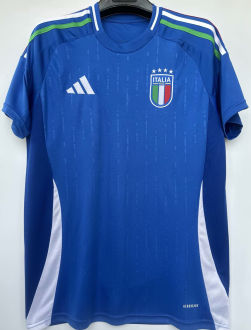 2024/25 Italy 1:1 Quality Home Blue Fans Soccer Jersey