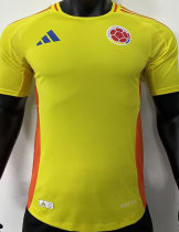 2024/25 Colombia Home Yellow Player Version Soccer Jersey