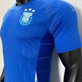 CAMPEONES DEL MUNDO 3 Stars Away Blue Player Version Jersey 球员版 ★★