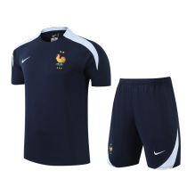 2024/25 France Sapphire Blue Training Jersey(A Set)