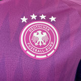 2024/25 Germany Away Pink Player Version Long Sleeve Jersey