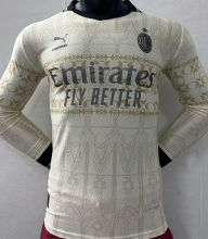 2023/24 AC Milan x PUMA x Pleasures 4Th Player Version Long Sleeve Jersey