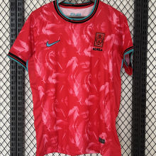 2024/25 South Korea Home Red Fans Soccer Jersey