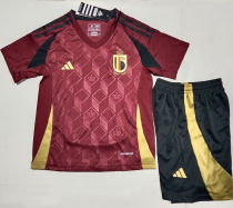 2024/25 Belgium Home Red Kids Soccer Jersey