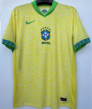 RODRYGO #10 Brazil 1:1 Quality Home Yellow Fans Jersey 2024/25