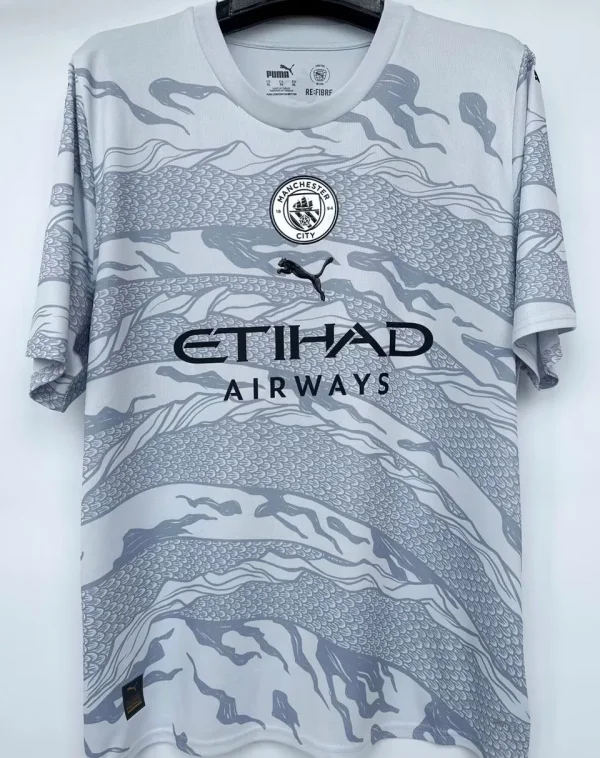 2024 Man City 1:1 Quality Chinese Dragon Year Edition Fans Jersey