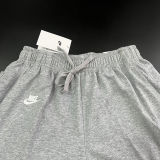 2024/25 Nk~ Grey NBA Pure Cotton Shorts Pants