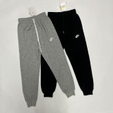 2024/25 Nk~ Black Pure Cotton Sports Trousers Zipper style