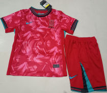 2024/25 South Korea Home Red Kids Soccer Jersey